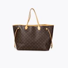 LOUIS VUITTON Monogram Neverfull GM Tote - Brown