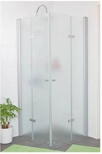 CYCLONE Vikbara duschväggar 90x90 AquaFrost