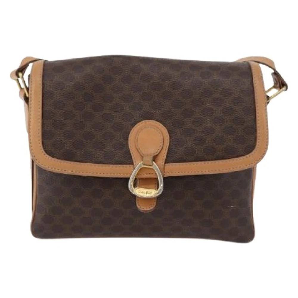 Celine Vintage - Pre-owned Vintage Canvas Crossbody Bag Vintage - Dam - ONE Size -