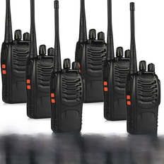 6pcs Baofeng BF-888S 5km Long Range Walkie Talkie UHF 400-470MHz Ham Two Way Radio Channel 16 for