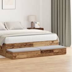 Sänglådor Gammalt trä 140 x 36.5 x 16.5 cm Konstruerat trä