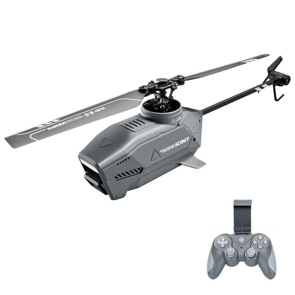 4DRC L1 Fighter Drone 1080P HD RC Quadcopter Enkelrotor Fyra-kanals Krockskydd Intelligent Elektrisk Helikopter
