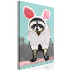 Lærredstryk Raccoon or Hare? (1 del)