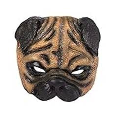 Rolig hundmask djur halv mask halv mask djur vuxen kostym halloween maskerad djur fin utklädnad