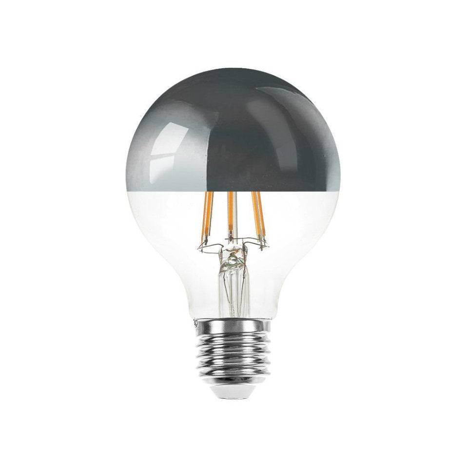 LEDMaxx LED Globepære 4W(40W) 822 400lm Topforspejlet Klar Ø80 E27