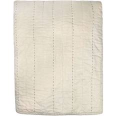 MOUD Home Senses Quiltet Sengetæppe 260x260 cm, Beige