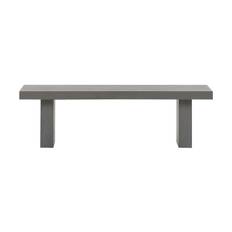 Trädgårdsbänk Talsano 150 cm - Grå & utebänk