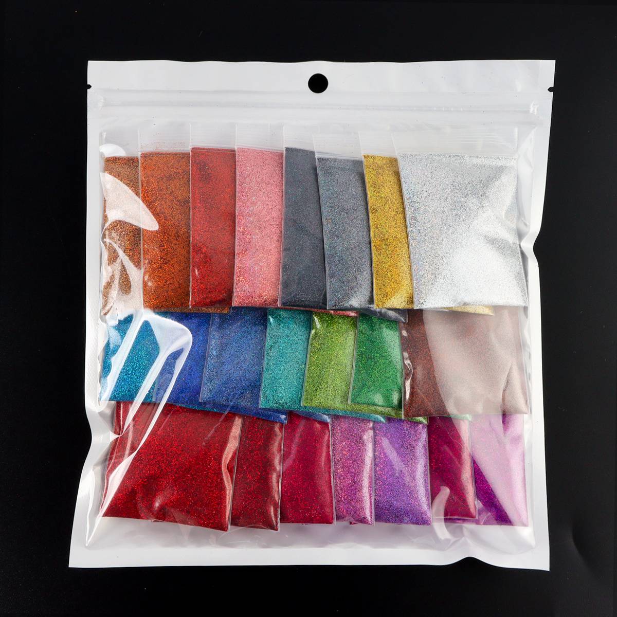 TEMU 22 Bags Of 220g/7.76oz Holographic Glitter For Resin Molds, Perfect For Sparkling Plastic Crafts, Jewelry, Tumbler , Epoxy Resin Fillers, And Art Supplies For Festivals
