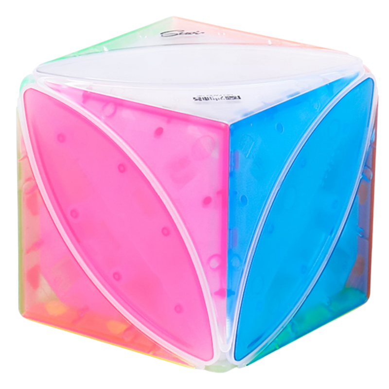 QiYi Ice Amber Ivy Cube Tiled Transparent.