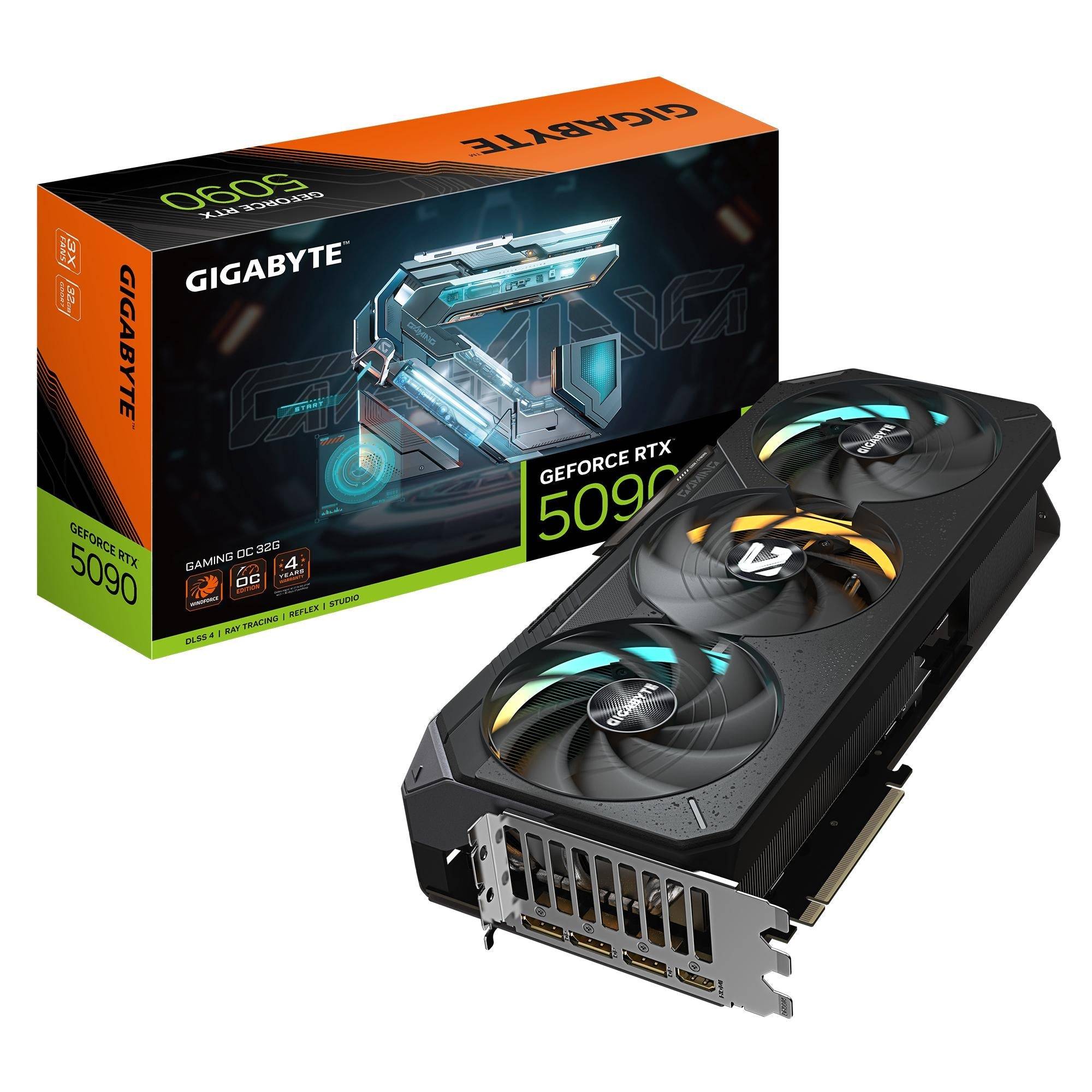 Gigabyte Geforce RTX5090 GAMING OC 32GB Grafikkort - Forventet levering: 9 hverdage