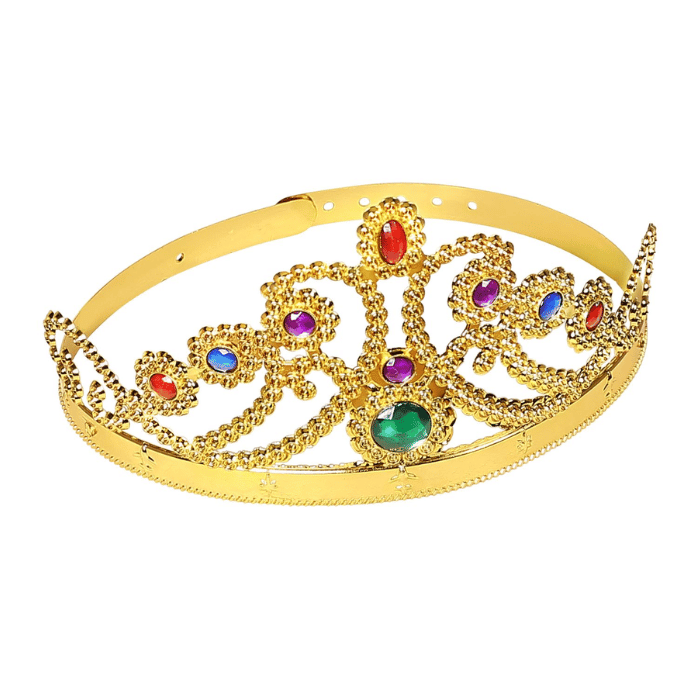 Guld tiara krone.