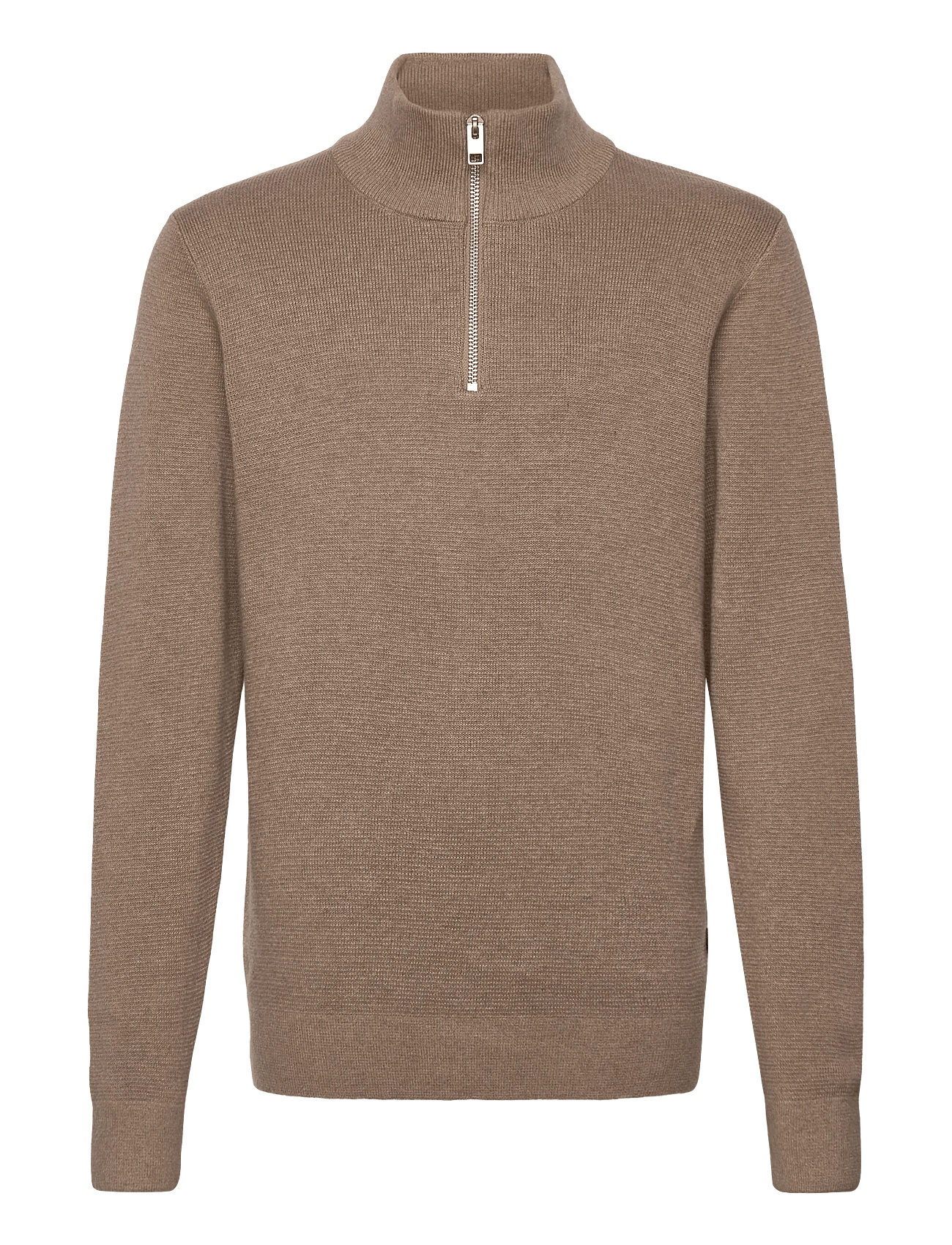 JACK & JONES Jprblamilano Stitch Knit Half Zip Jnr | Beige | 140