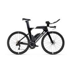 Argon18 E117 Disc Tempo cykel Kolfiber, 105 Di2 2x12s, Atten L42 - Röd (XL)