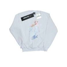 Herr Frozen 2 Elsa Nokk Silhouette Sweatshirt (Vit) - Vitt - L,M,S,XL,XXL
