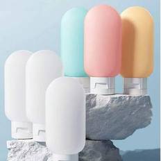 6pcs Silicone Travel Bottles Set, Refillable Lotion Dispenser, Leak-Proof Portable Containers, Refillable Empty Bottles For Bathroom, Travel Accessori - Multicolor - Random Color-6PCS,Random Color-1PC,Random Color-2PCS,Random Color-4PCS