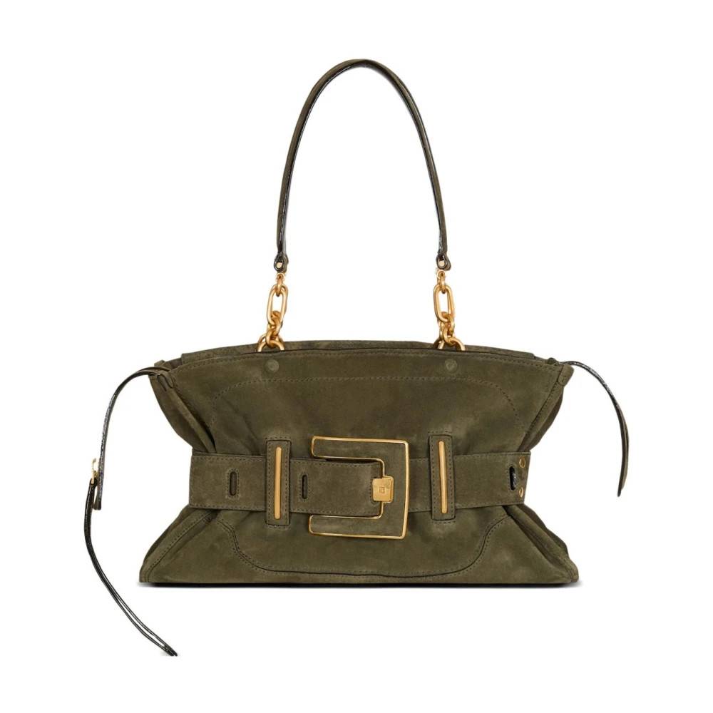 Balmain - Balmain Bags.. Väskor - Dam - ONE Size - Mocka