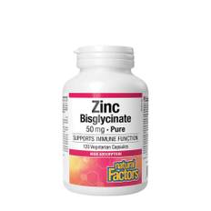 Natural Factors - Zink Bisglycinat, 50 mg (120 kapslar)