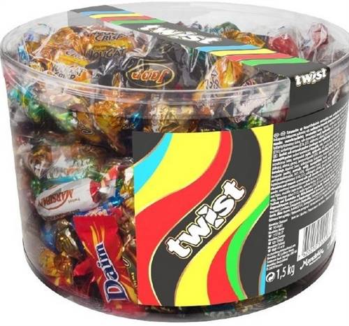 TWIST Chokolade 1,5kg.