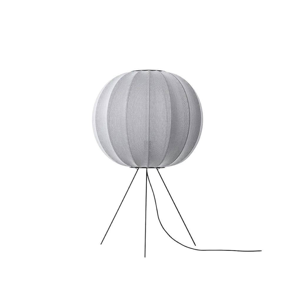 Made By Hand Knit-Wit Floor Medium Gulvlampe  Silver Ø60 cm
