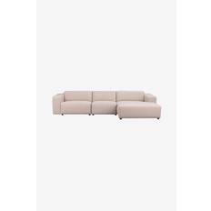 Rowico Home - Soffa Willard, 4-sits med shäslong till Höger - Beige
