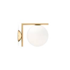 Flos - IC Lights Ceiling/Wall 1 Outdoor/Indoor, Brass - Udendørs væglamper - Michael Anastassiades - Guld