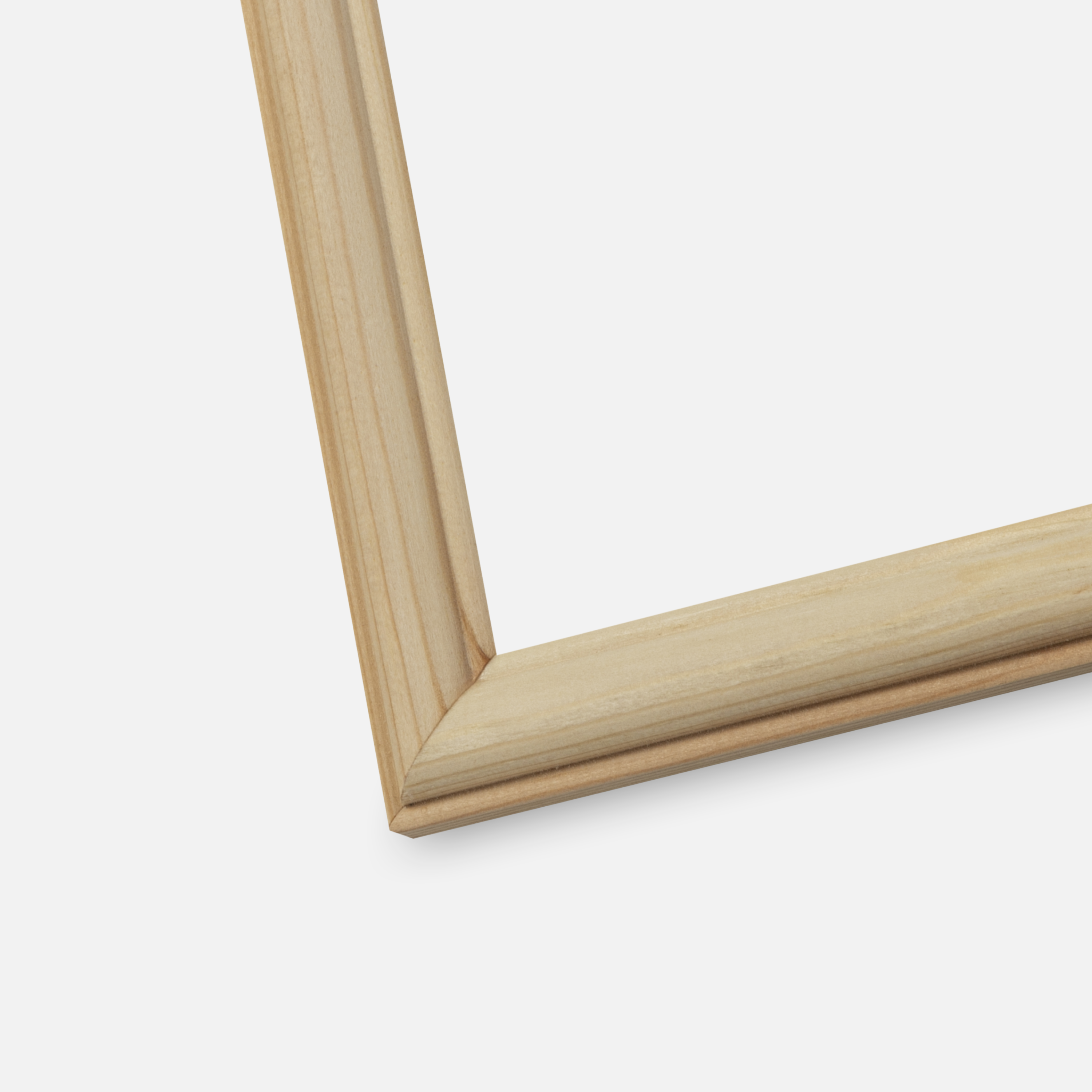 Ram Line Glas Nature 40x50 cm - Passepartout Vit 31,5x40 cm
