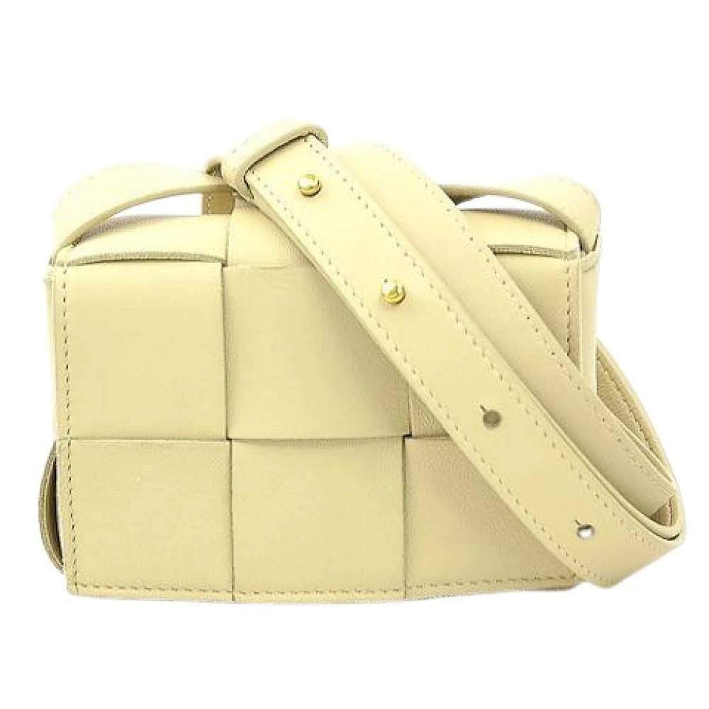 Bottega Veneta Vintage Pre-owned Vintage Skuldertaske - Vintage - Dame - Beige - ONE SIZE - Uld