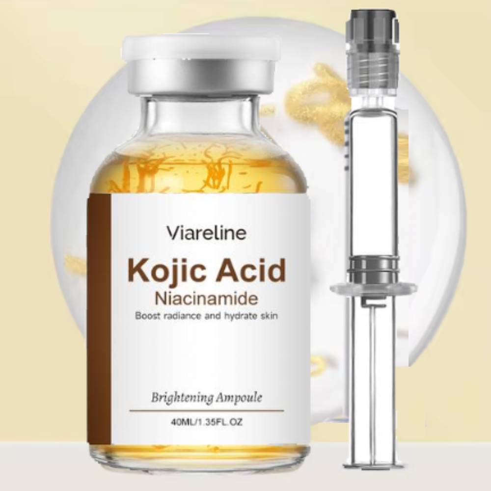 Kojic Acid Niacinamide Facial Ampoule Essence Brightening Skin Tone Deep Repair Nourishing Anti-Oxidation Daily Skin Care Serum
