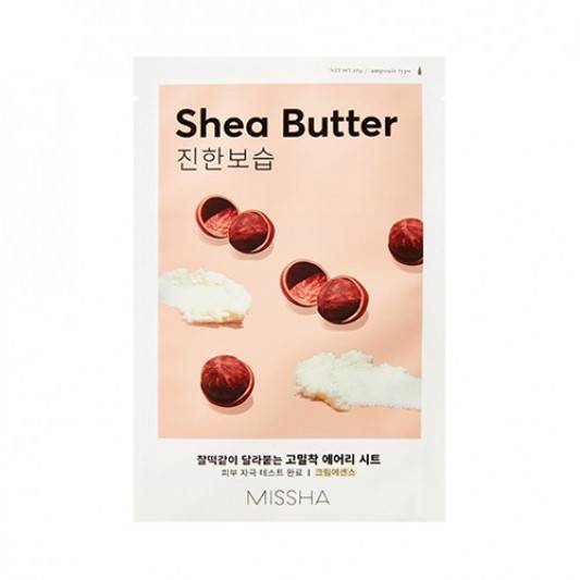 MISSHA - Airy Fit Sheet Mask - Shea Butter - 1pc - No Color