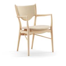 House of Finn Juhl - 46 Armchair, Oak, Hallingdal 65 0100 - Spisebordsstole - Finn Juhl - Beige,Træ farvet - Træ/Tekstilmateriale