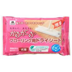 Yamazaki Sangyo Dry sheet for floor large 60 sheet that can be used on both common size for all width 30 x depth 20 cm 201266 wipers, capacity, vit
