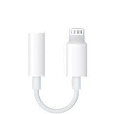 Lightning till 3,5mm adapter för hörlurar