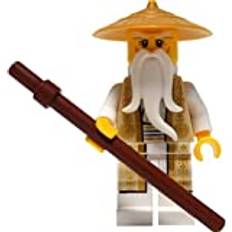 LEGO Ninjago: Wu exklusiv Minifigure 70751 gyllene rock