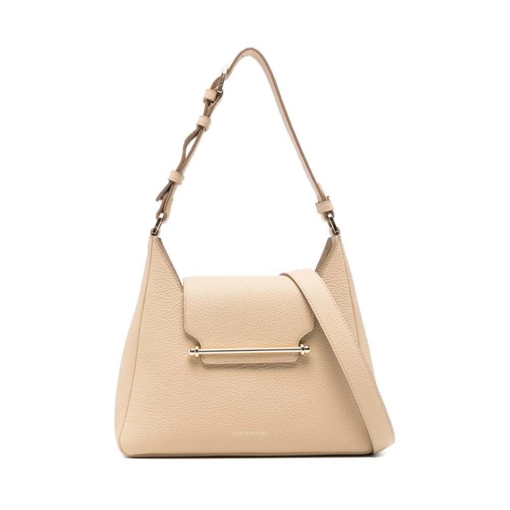 Strathberry, Tasker , Dame, Beige, ONE SIZE, Uld, Multrees Hobo