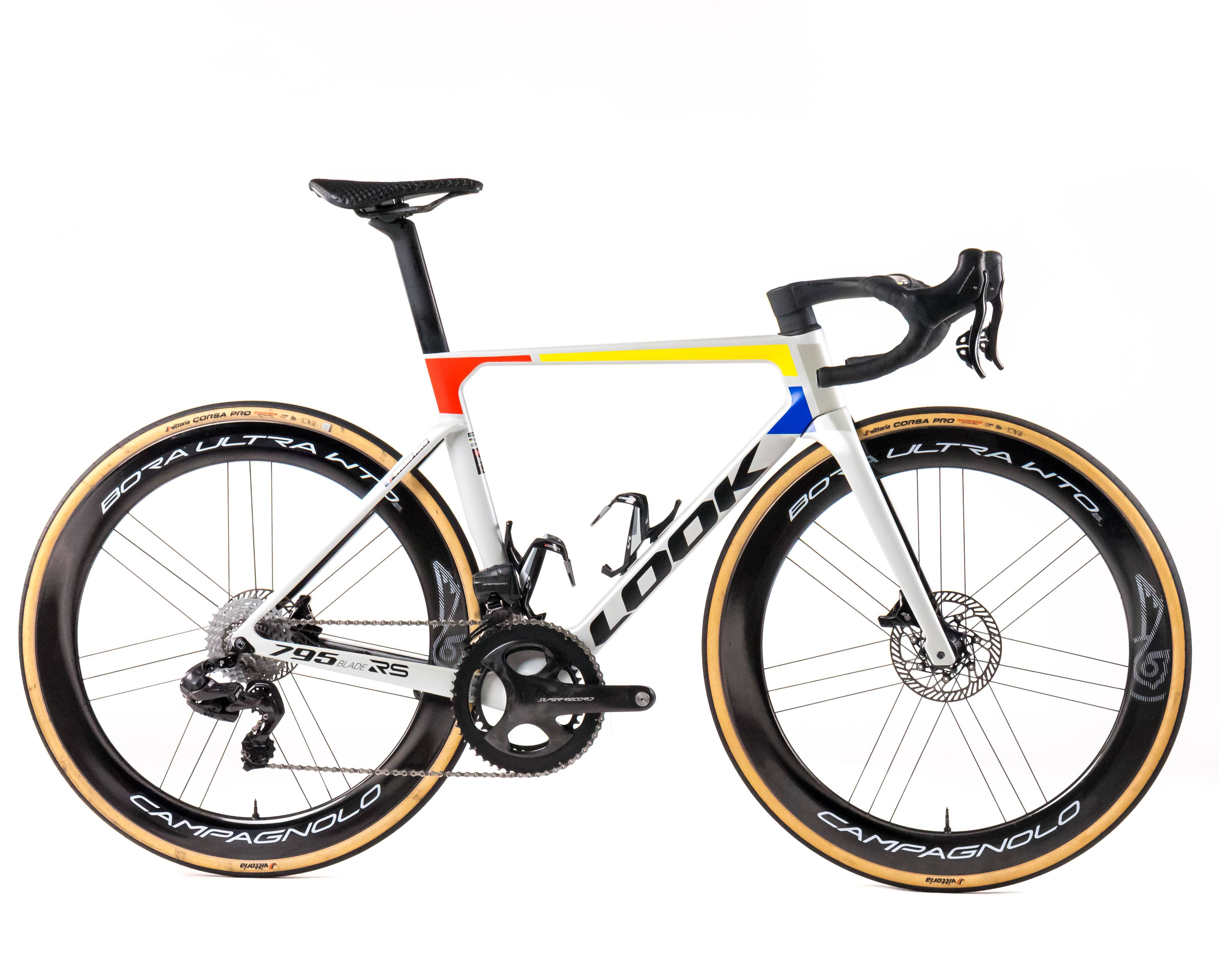 Look 795 Blade RS 2025 Team Cofidis Boulais Flavie size S Campagnolo Super Record WRL 2x12sp - Bikeroom / S / Iconic Platinum White (S)
