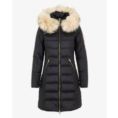 Rock and Blue Ciara sort vinterjakke med hvid faux fur