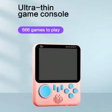 Reletech G7 Handheld Game Console, Retro Game Console, 500 Classic FC Games, 3.0-Inch Screen, 1020mAh Rechargeable Battery, Portable Game Console, Supporting TV Connection