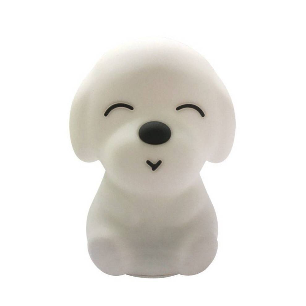 Nattlampa för barn, Kawaii hundnattlampa för baby, dimbar LED amningslampa, barn