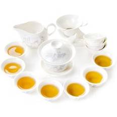 Kinesisk keramisk tekopp i porslin te-servis tekopp med filter gaiwan b027