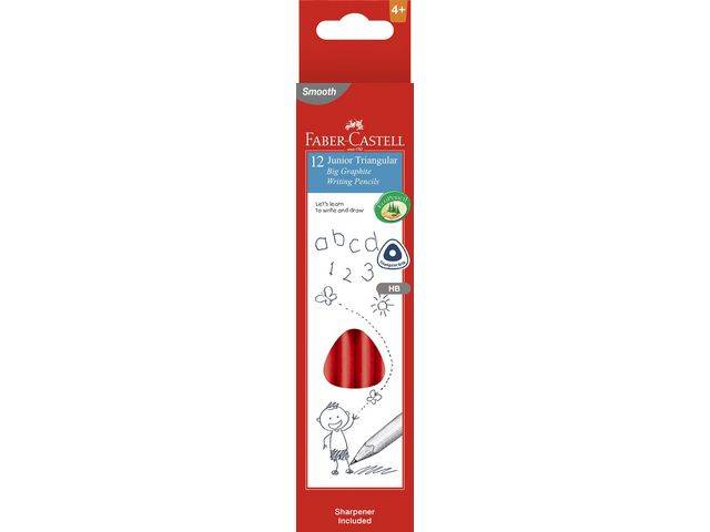 Blyertspenna Faber Castell Junior HB 12st
