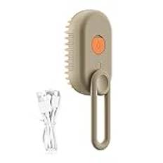 Pet Steam Brush - Kam För Hårborttagning Av Husdjur | Elektrisk Spray Kattborste För Avfall | Spray Cat Grooming Brush | Husdjursångmassagekam | Självrengörande Ånghundborste | Ta Bort Trassligt Och L