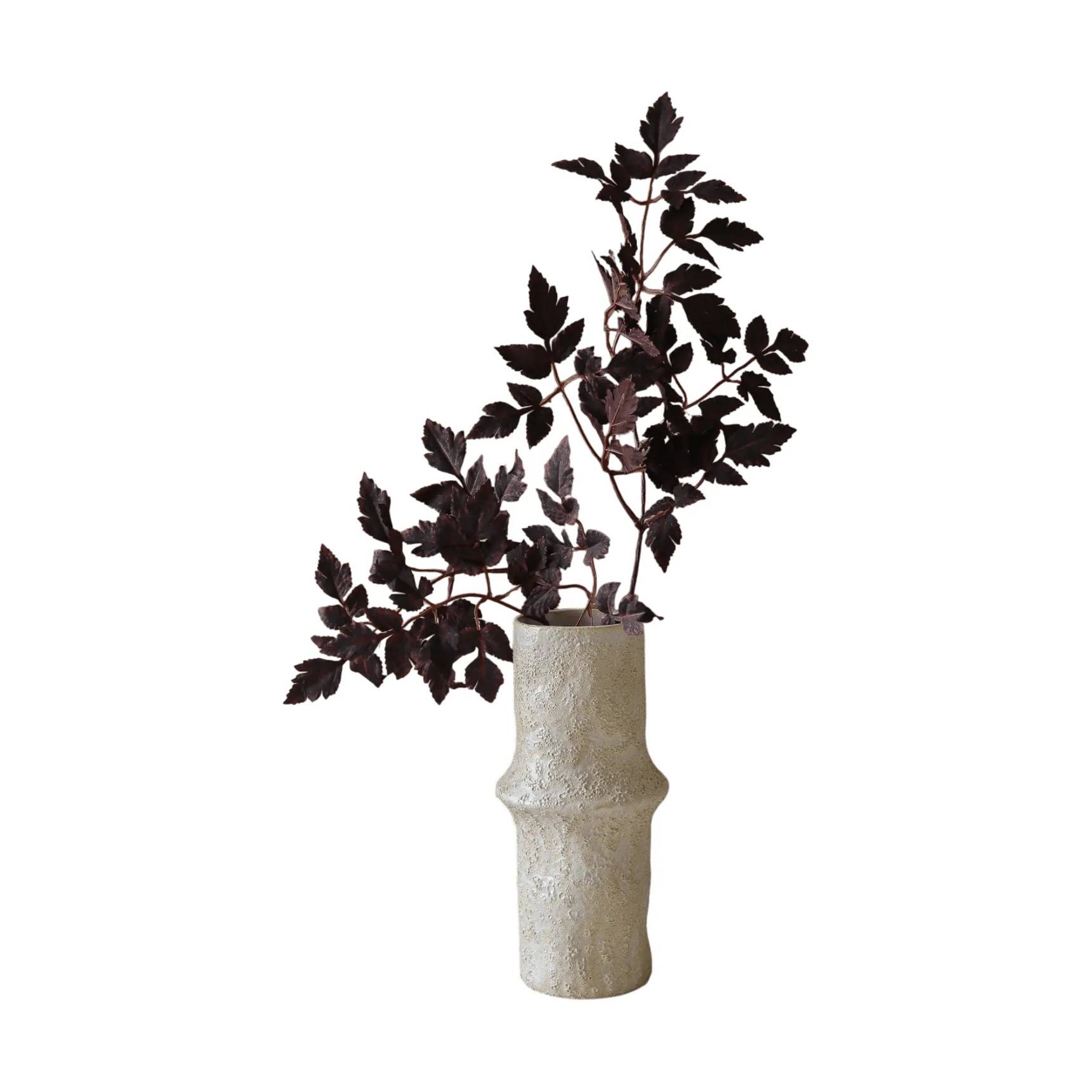 Botané Burgundy Plum Leaves konstgjord bukett Red, 85 cm, 1 st