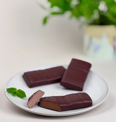 Karamel Kompagniet - Chokoladeovertrukken Pebermyntekaramel Bar - Limited edition 50g