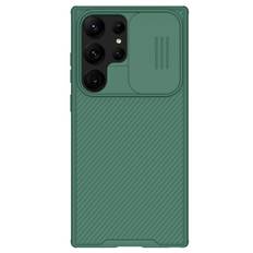 NILLKIN Camshield Pro Series för Samsung Galaxy S25 Ultra Case PC+TPU Slide Kameralock Telefonskydd Green