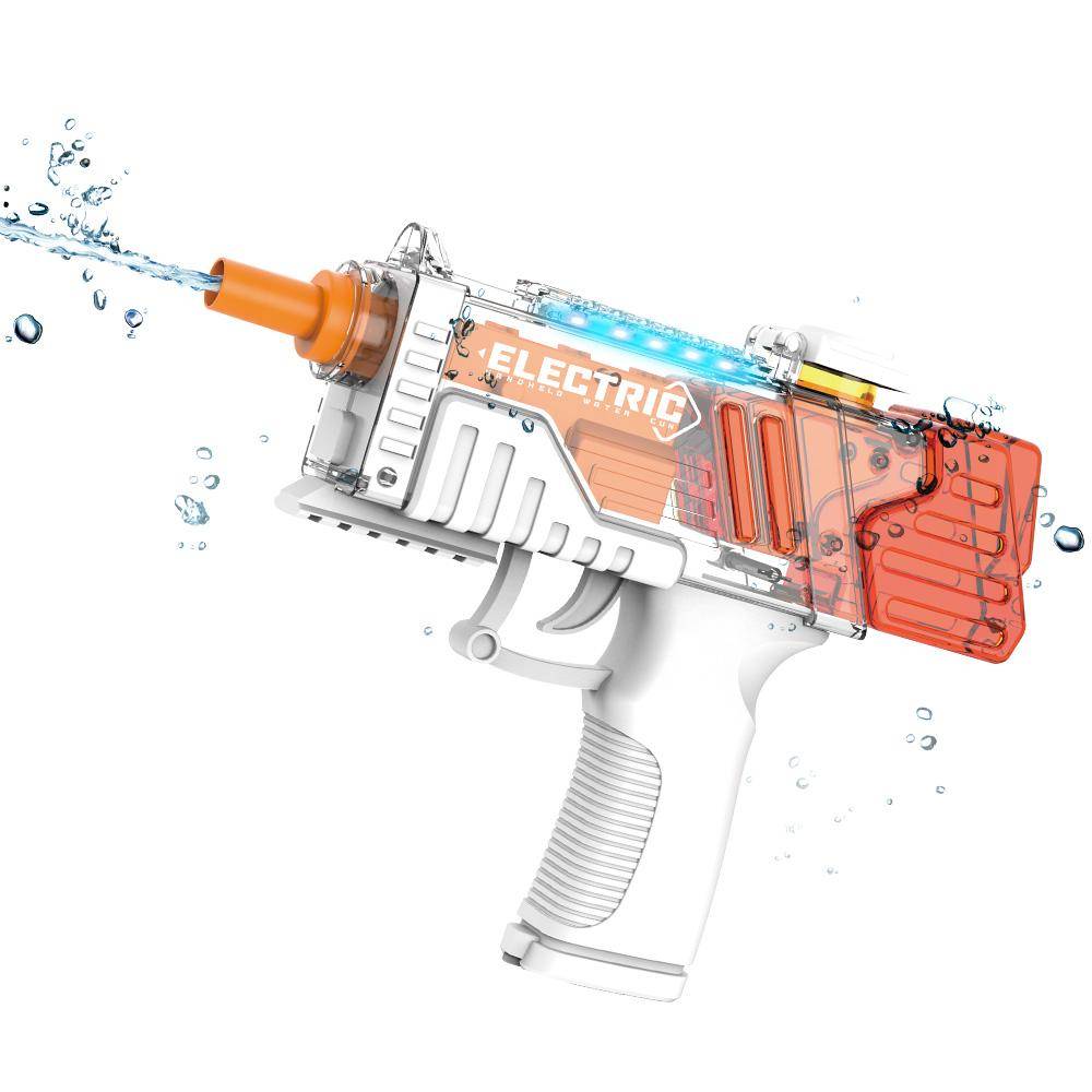 Electric Water Gun,Squirt Gun Toy,Automatic Water Gun Long Range Blaster Up To 32 FT,Outdoor Pool Party Shooting Game Toy