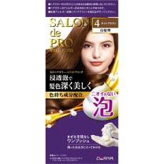 Salon De Protaria Salon Pro Bubble Hair Color Extra Rich 4 [light Brown] 50g+50g