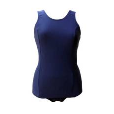 School Swimsuit with Front Skirt 1210000 Con [Footmark] Girls' (5L)