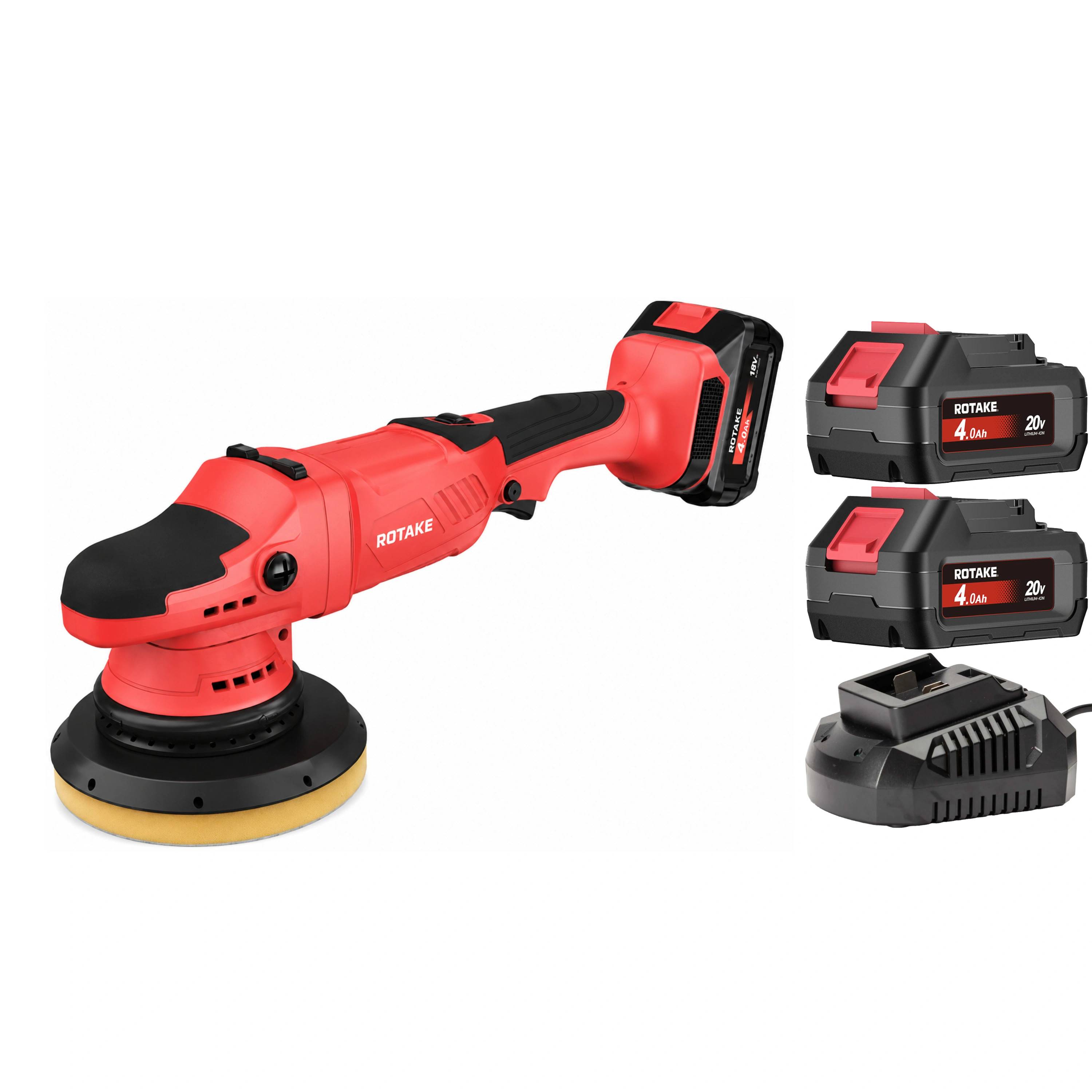 ROTAKE 20V Polermaskin Oscillerande 8704 Ø150mm 2400–4000rpm med batteri och laddare