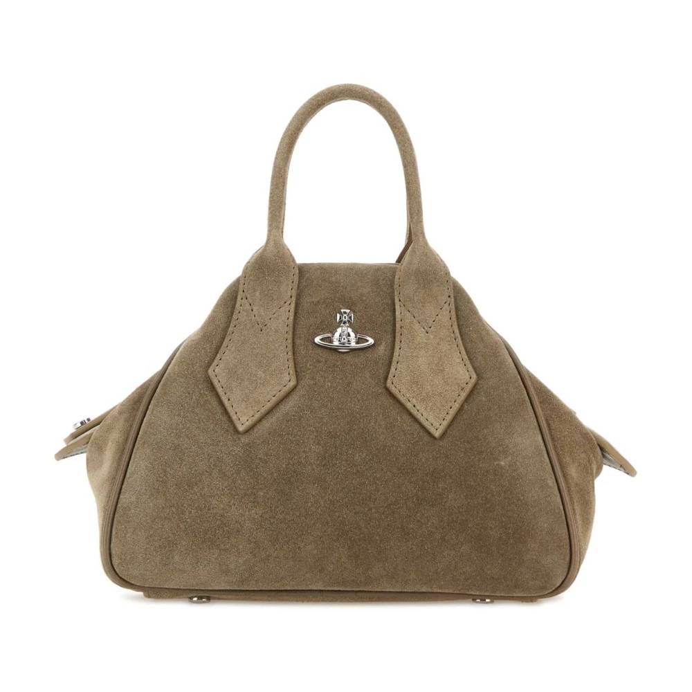 Vivienne Westwood Yasmine Lille Håndtaske - Tasker - Dame - Grå - ONE SIZE - Bomuld
