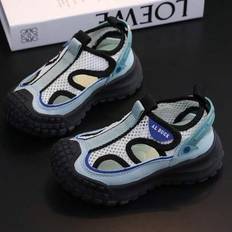 1 par sportskor för pojkar, mjuka sneakers för fritidsbruk, vår/sommar - Babyblå (EUR34,EUR35,EUR24,EUR25,EUR26,EUR27,EUR28,EUR29,EUR30,EUR31,EUR32,EUR33)